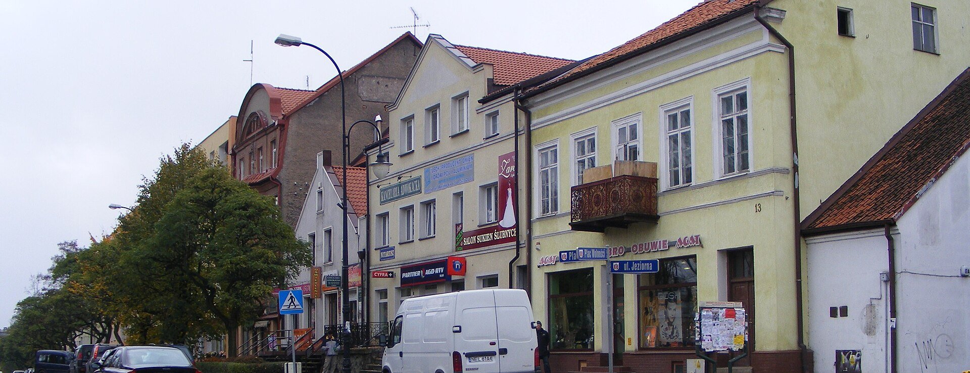 Zabudowa ulicy w Olecku